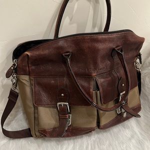 Vintage Polo Ralph Lauren computer bag satchel